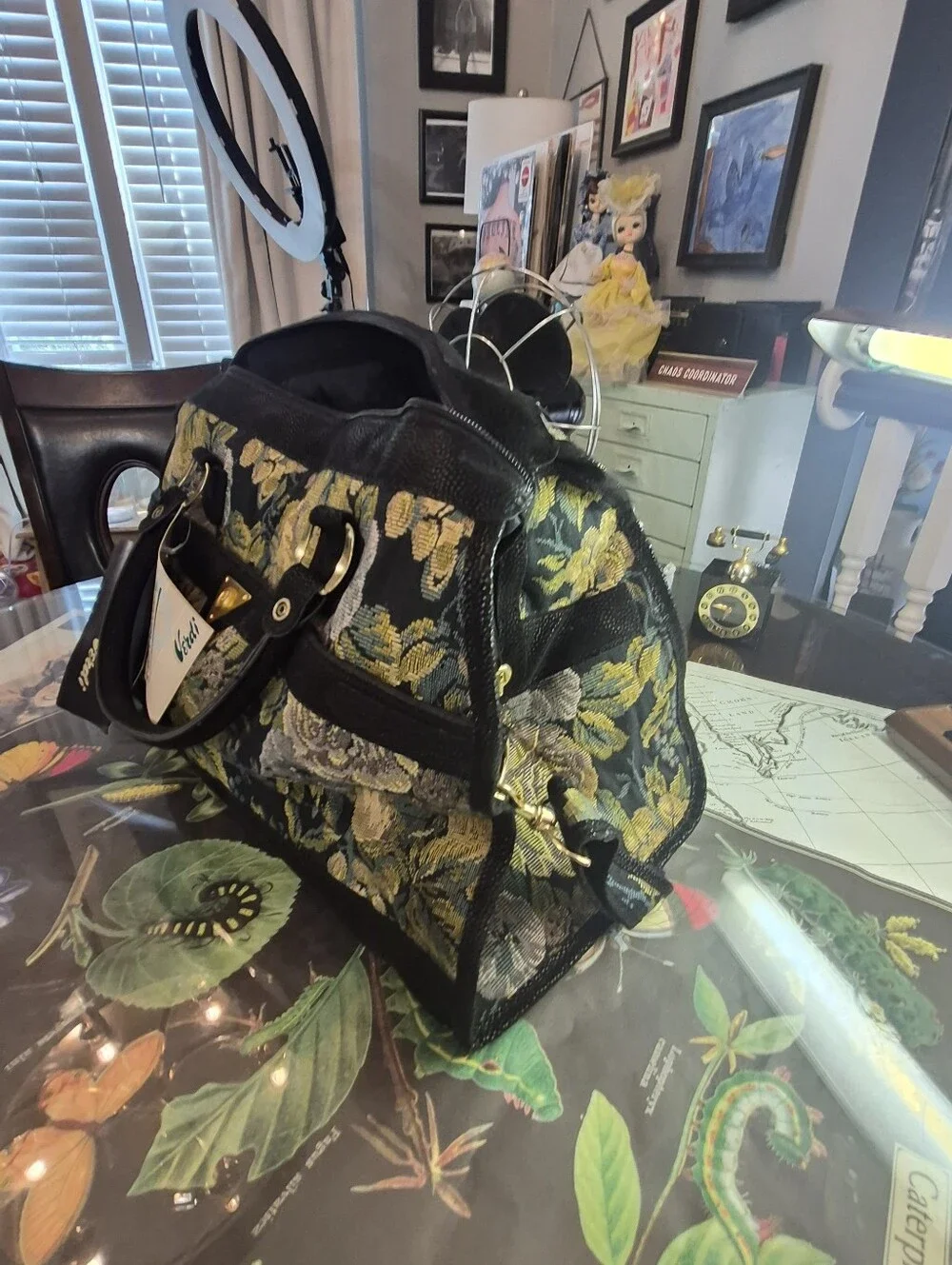 VINTAGE VERDI SHANGRI-LA TRAVEL BAG